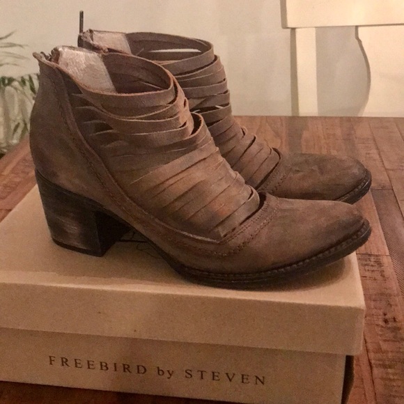 Freebird by Steven Shoes - Freebird by Steven Sabra Brown Booties